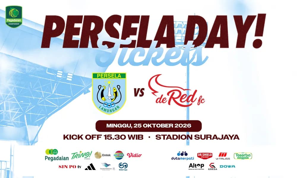 Persela VS DE Reds FC - Pegadaian Championship 26/27